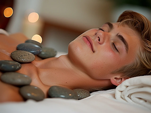 Jak masáž lávovými kameny může pomoci při únavě